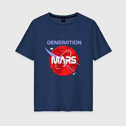 Женская футболка оверсайз Generation Mars