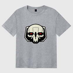 Футболка оверсайз женская Mech BattleTech, цвет: меланж