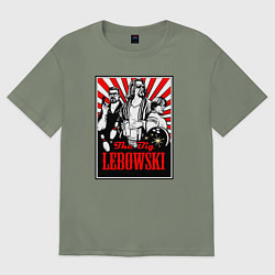 Футболка оверсайз женская Большой Лебовский, цвет: авокадо