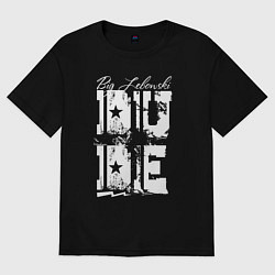 Футболка оверсайз женская Dude, цвет: черный