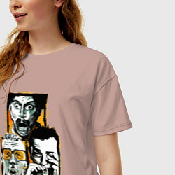 Футболка оверсайз женская Trainspotting, цвет: пыльно-розовый — фото 2