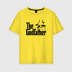 Футболка оверсайз женская The Godfather, цвет: желтый