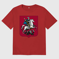 Женская футболка оверсайз Георгий Победоносец - Герб