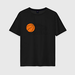 Футболка оверсайз женская Basketball Phoenix, цвет: черный