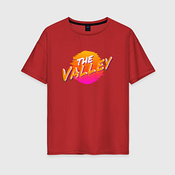 Футболка оверсайз женская The Valley - Suns, цвет: красный