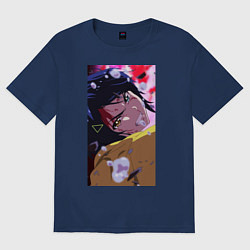 Футболка оверсайз женская Wonder Egg Чудо-яйцо, цвет: тёмно-синий