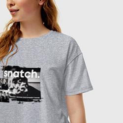 Футболка оверсайз женская Большой куш: Ави Деновиц, цвет: меланж — фото 2