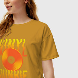 Футболка оверсайз женская Vinyl Junkie, цвет: горчичный — фото 2