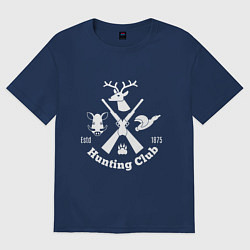 Футболка оверсайз женская Hunting club, цвет: тёмно-синий