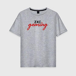 Футболка оверсайз женская ZXC gaming, цвет: меланж