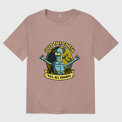 Женская футболка оверсайз Bendеr