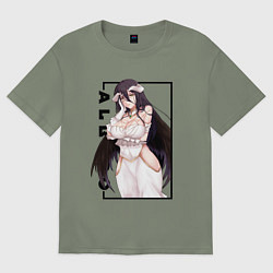 Футболка оверсайз женская Альбедо Albedo Повелитель, цвет: авокадо