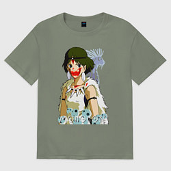 Футболка оверсайз женская Angry princess, цвет: авокадо