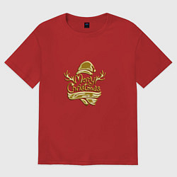 Женская футболка оверсайз Новый 2022 год Праздник