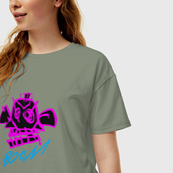 Футболка оверсайз женская Аркейн 06, цвет: авокадо — фото 2