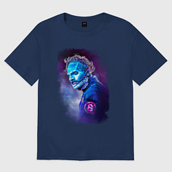 Футболка оверсайз женская Slipknot - The Gray Chapter - Taylor, цвет: тёмно-синий