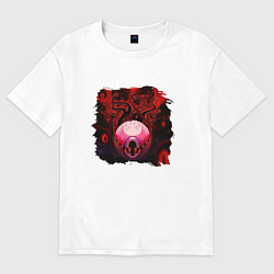 Футболка оверсайз женская Eye of Cthulhu, цвет: белый