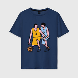 Женская футболка оверсайз Баскетбол Куроко 2022
