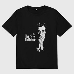 Футболка оверсайз женская Крёстный отец Logo, цвет: черный