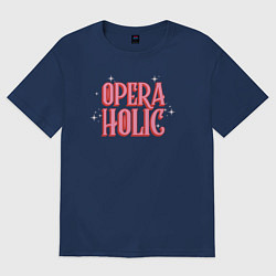 Футболка оверсайз женская Opera-Holic, цвет: тёмно-синий