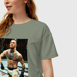 Футболка оверсайз женская Конор МакГрегор McGregor, цвет: авокадо — фото 2