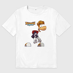 Футболка оверсайз женская Rayman Legends Рэйман, цвет: белый