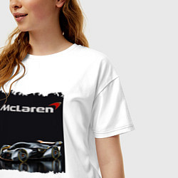 Футболка оверсайз женская McLaren Concept, цвет: белый — фото 2