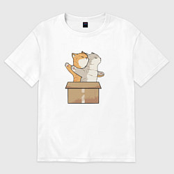 Футболка оверсайз женская Catanic, цвет: белый