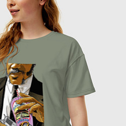 Футболка оверсайз женская Samuel, цвет: авокадо — фото 2