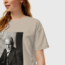 Футболка оверсайз женская Casual freud, цвет: миндальный — фото 2