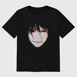 Футболка оверсайз женская Маска Хэй Темнее тёмного, цвет: черный