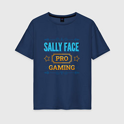 Футболка оверсайз женская Sally Face PRO Gaming, цвет: тёмно-синий