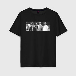 Футболка оверсайз женская OASIS monochrome, цвет: черный