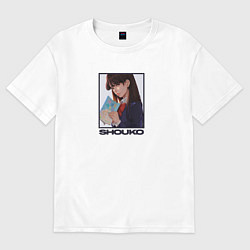 Футболка оверсайз женская Шоко, цвет: белый