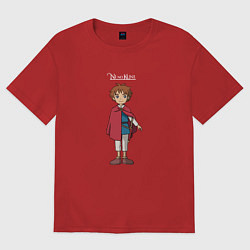 Футболка оверсайз женская Оливер из NI NO KUNI, цвет: красный