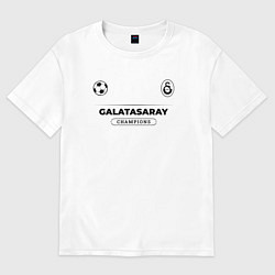 Женская футболка оверсайз Galatasaray Униформа Чемпионов