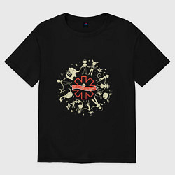 Футболка оверсайз женская RHCP Forever, цвет: черный