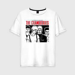Футболка оверсайз женская Sus 50 mejores canciones - The Cranberries, цвет: белый