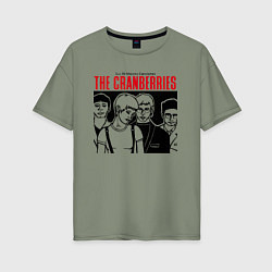 Футболка оверсайз женская Sus 50 mejores canciones - The Cranberries, цвет: авокадо