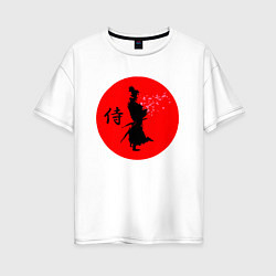 Футболка оверсайз женская Samurai way, цвет: белый