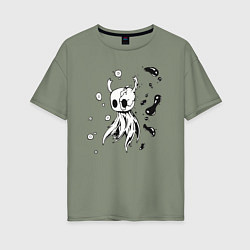 Футболка оверсайз женская Hollow Knight game, цвет: авокадо