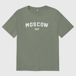 Футболка оверсайз женская MOSCOW 1147, цвет: авокадо