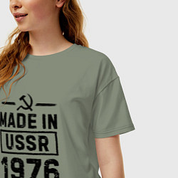 Футболка оверсайз женская Made in USSR 1976 limited edition, цвет: авокадо — фото 2