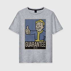 Футболка оверсайз женская Vault guarantee boy, цвет: меланж