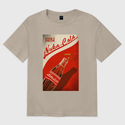 Футболка оверсайз женская Drink nuka - cola, цвет: миндальный