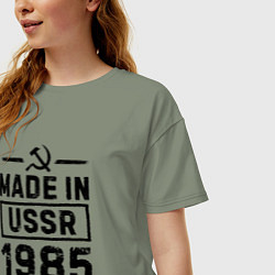 Футболка оверсайз женская Made in USSR 1985 - limited edition, цвет: авокадо — фото 2