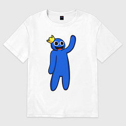 Женская футболка оверсайз Роблокс - Синий