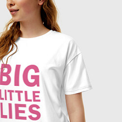 Футболка оверсайз женская Big Little Lies logo, цвет: белый — фото 2