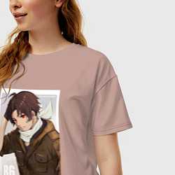 Футболка оверсайз женская Синъэй Нодзэн - 86, цвет: пыльно-розовый — фото 2