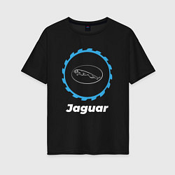 Футболка оверсайз женская Jaguar в стиле Top Gear, цвет: черный